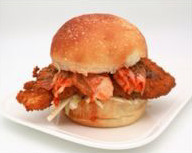 Asian crispy chicken burger